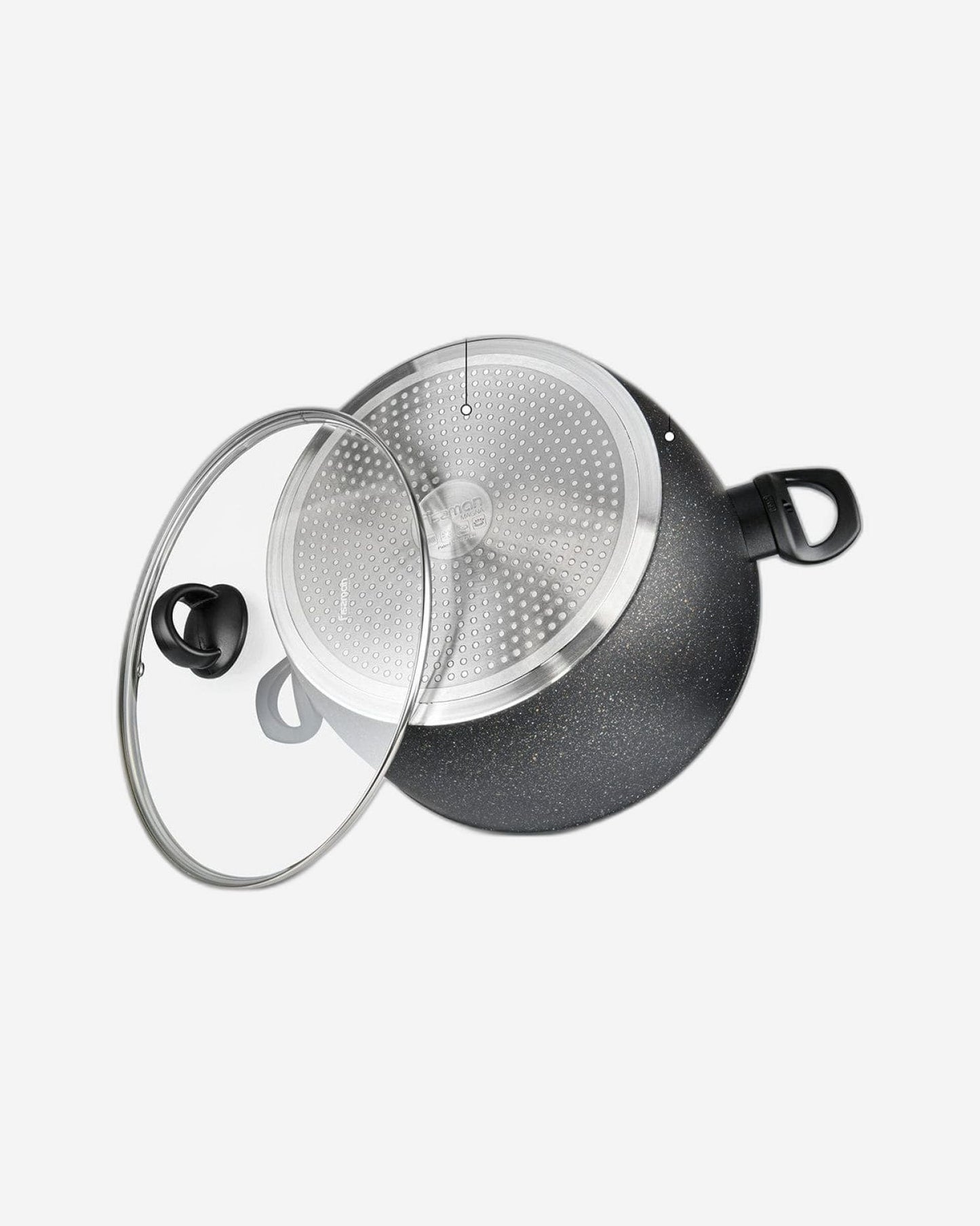 Fissman Stockpot Magna Aluminum Black 30cm