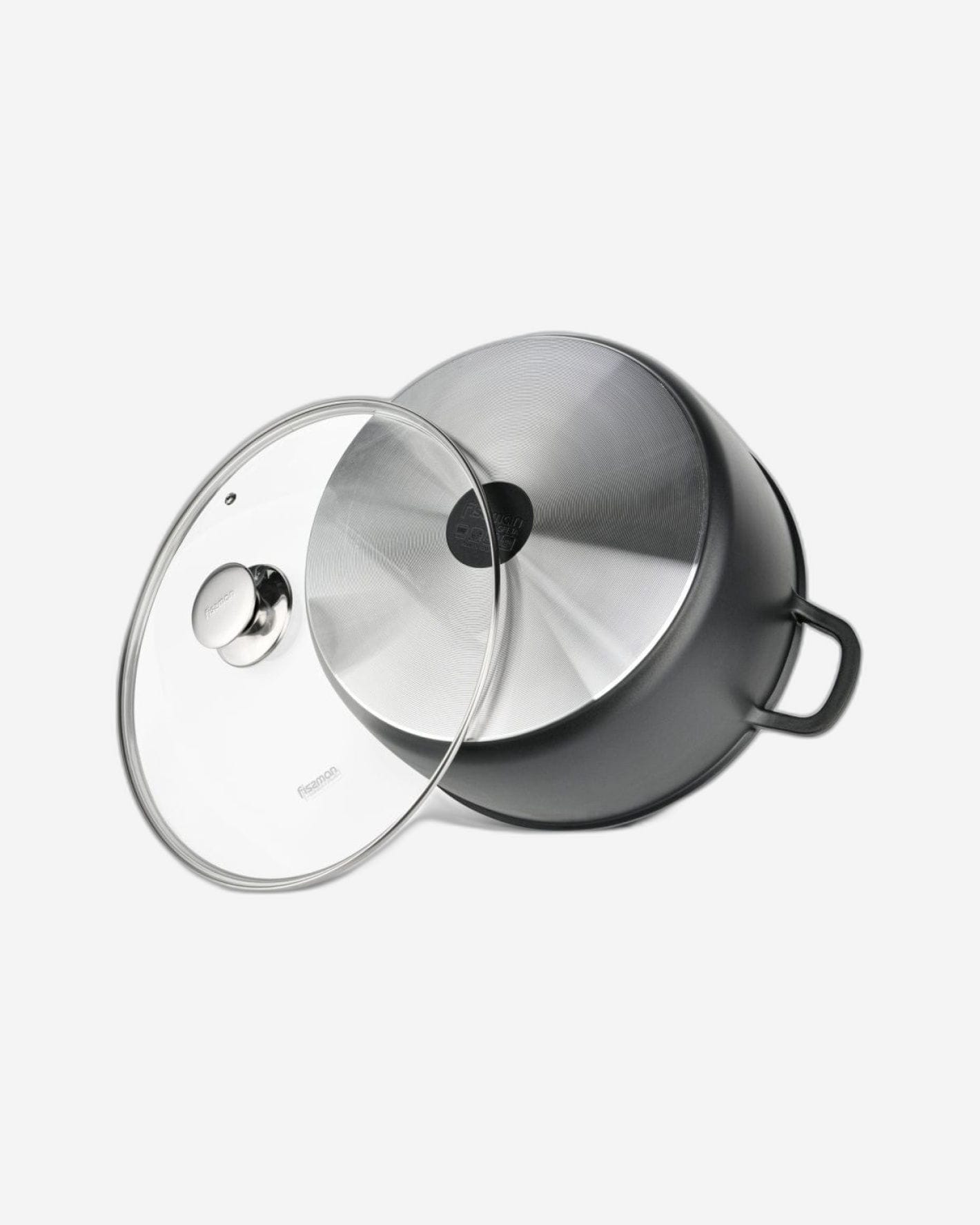 Fissman Stockpot Greta Aluminum Black 28cm