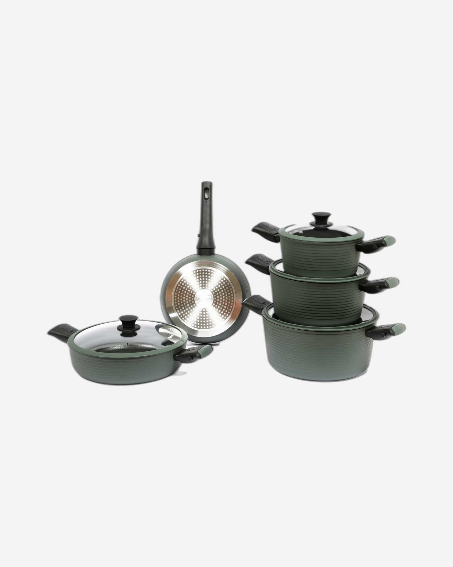 Fissman Cookware Brilliant Aluminum 9Pc
