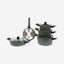 Fissman Cookware Brilliant Aluminum 9Pc