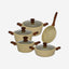 Fissman Cookware Radiant Cream 9Pc