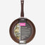 Fissman Deep Frying Pan Mosses Stone Brown 26cm