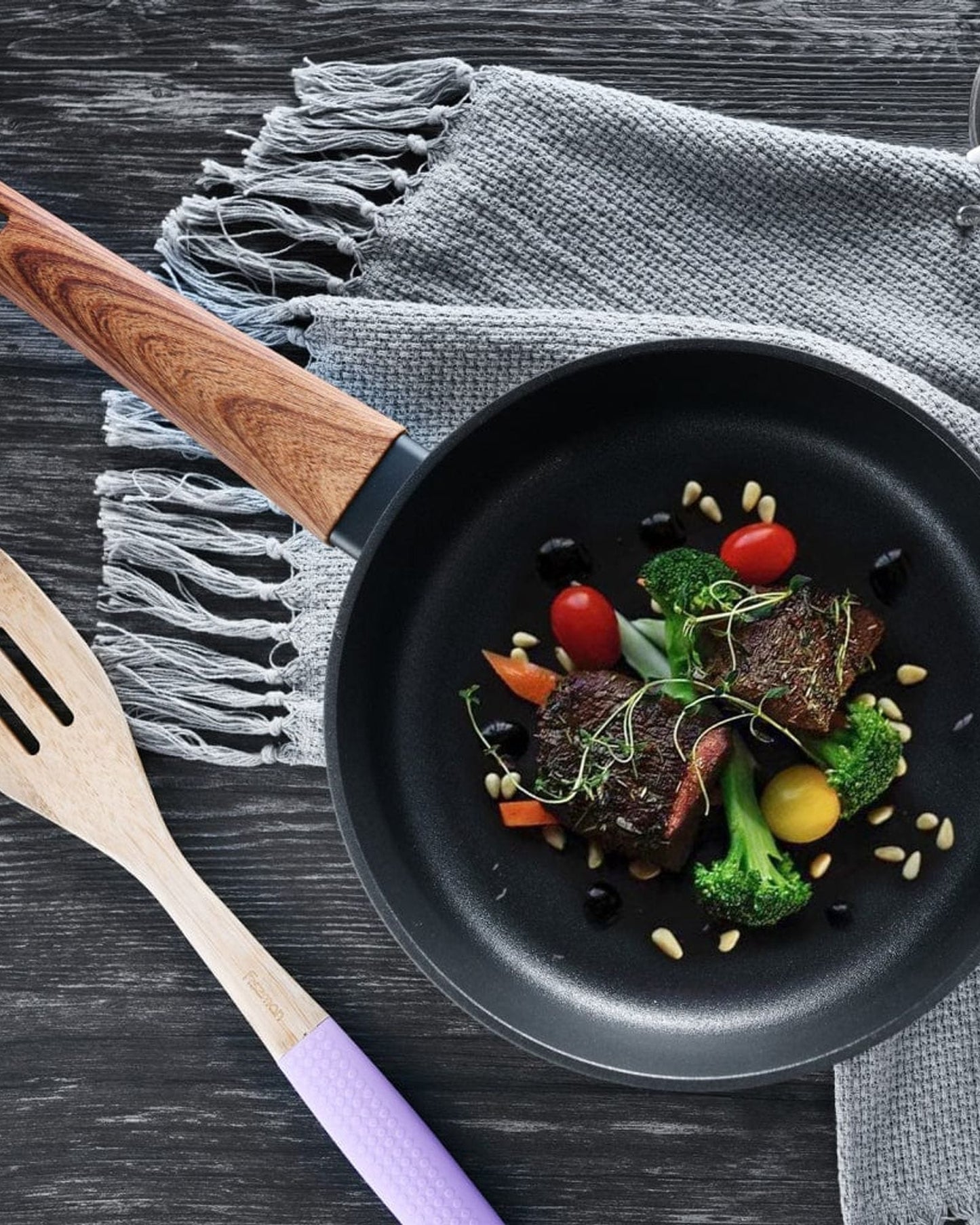 Fissman Frying Pan Vega Black 28cm