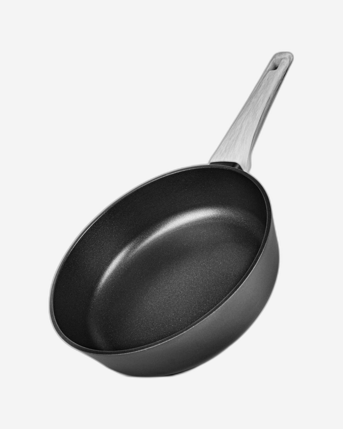 Fissman Deep Frying Pan Mira Black/Grey 24cm