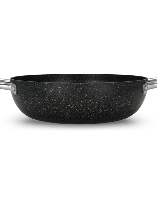 Fissman Wok Pan Promo Series With Aluminum And Non Stick Coating 26X7.8Cm/3.3Ltr Black