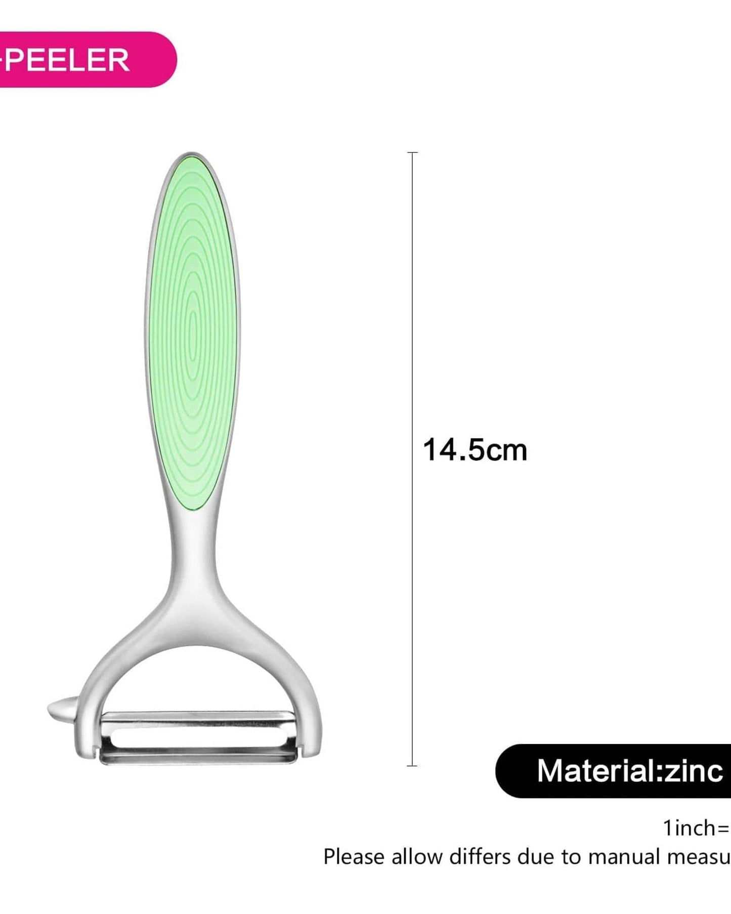 Fissman Peeler Y-Shaped Luminica Green