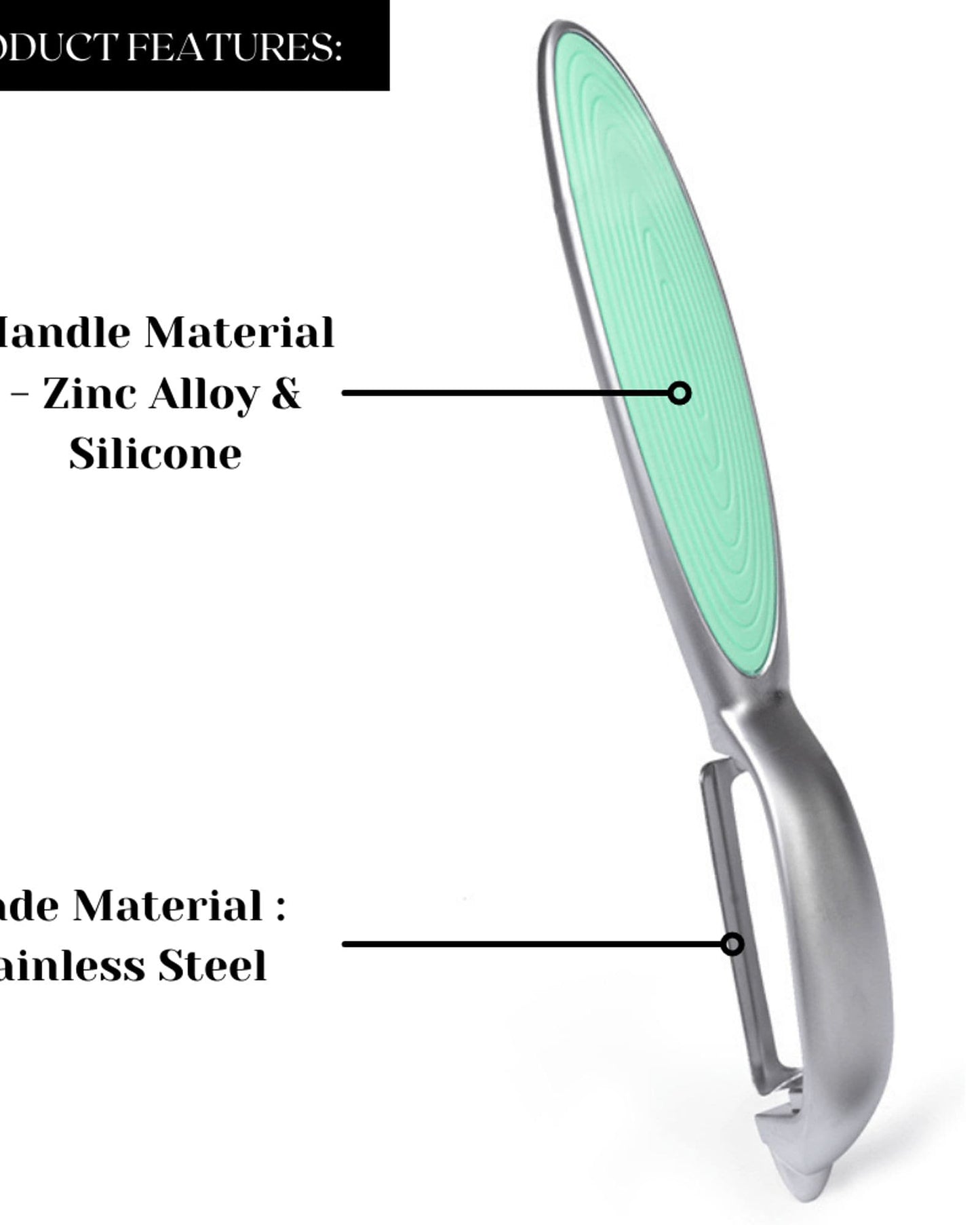 Fissman Peeler P-Shaped Luminica Green