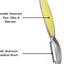 Fissman Peeler P-Shaped Luminica Yellow/Silver
