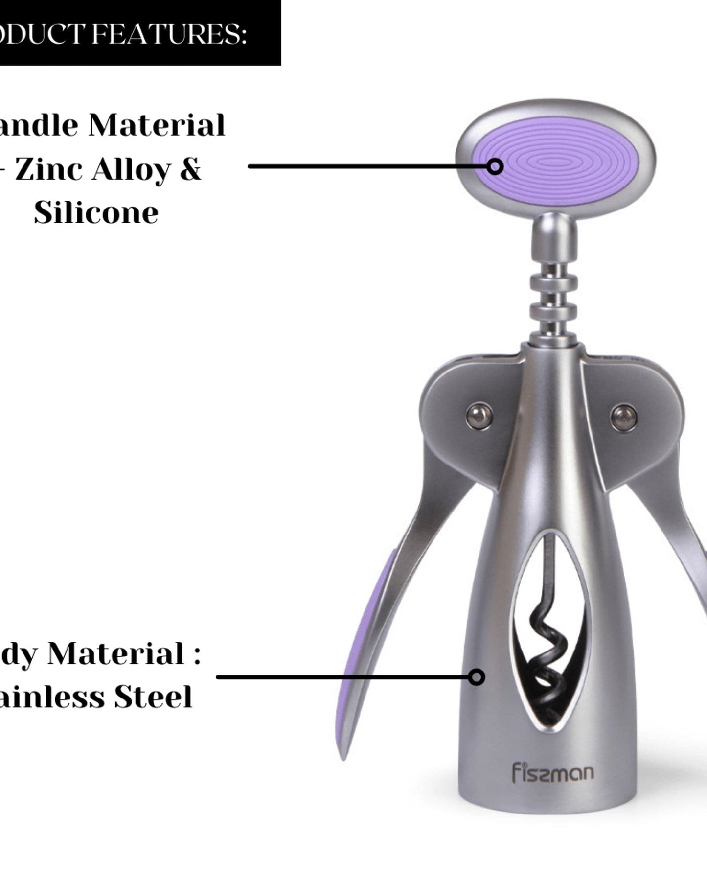Fissman Corkscrew Luminica Purple
