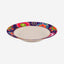 Fissman Plate Bamboo Fibre Multicolour 23cm