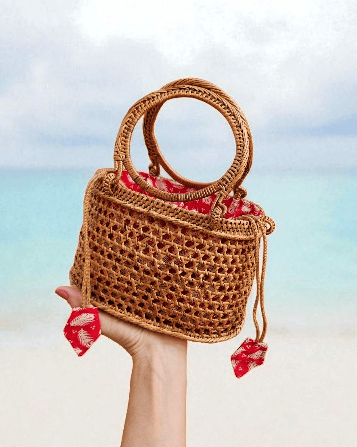 OHSun Gale Rattan Crossbody