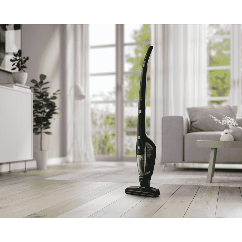 Electrolux Handstick Vacuum Cleaner, 14.4V, Self-Standing with Handheld Unit, Ebony Black