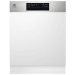 Electrolux 60cm Semi Integrated Dishwasher with 13 Place Settings, Adaptable Drawer Space, High Pressure Water Jets, and GlassCare Program, Stainless Steel