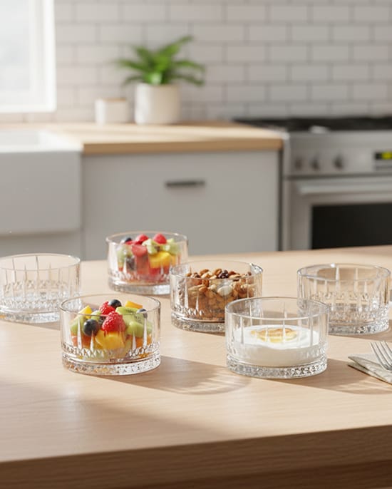 Cuisine Art Soda Lime Bowl Set 220ml 6Pc