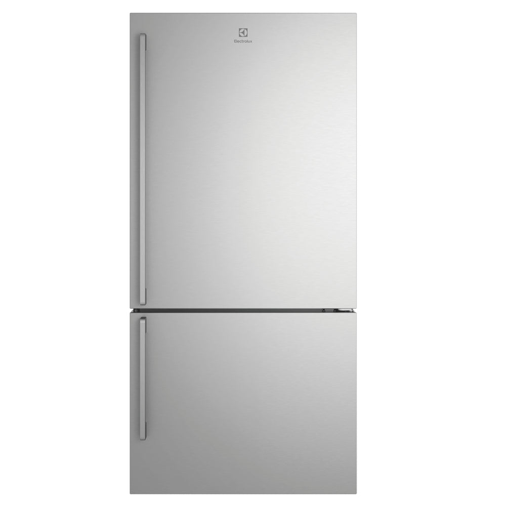 Electrolux 496L Refrigerator with Bottom Freezer, and Individual Shelf Cooling, Energy Efficient, Arctic Silver Steel