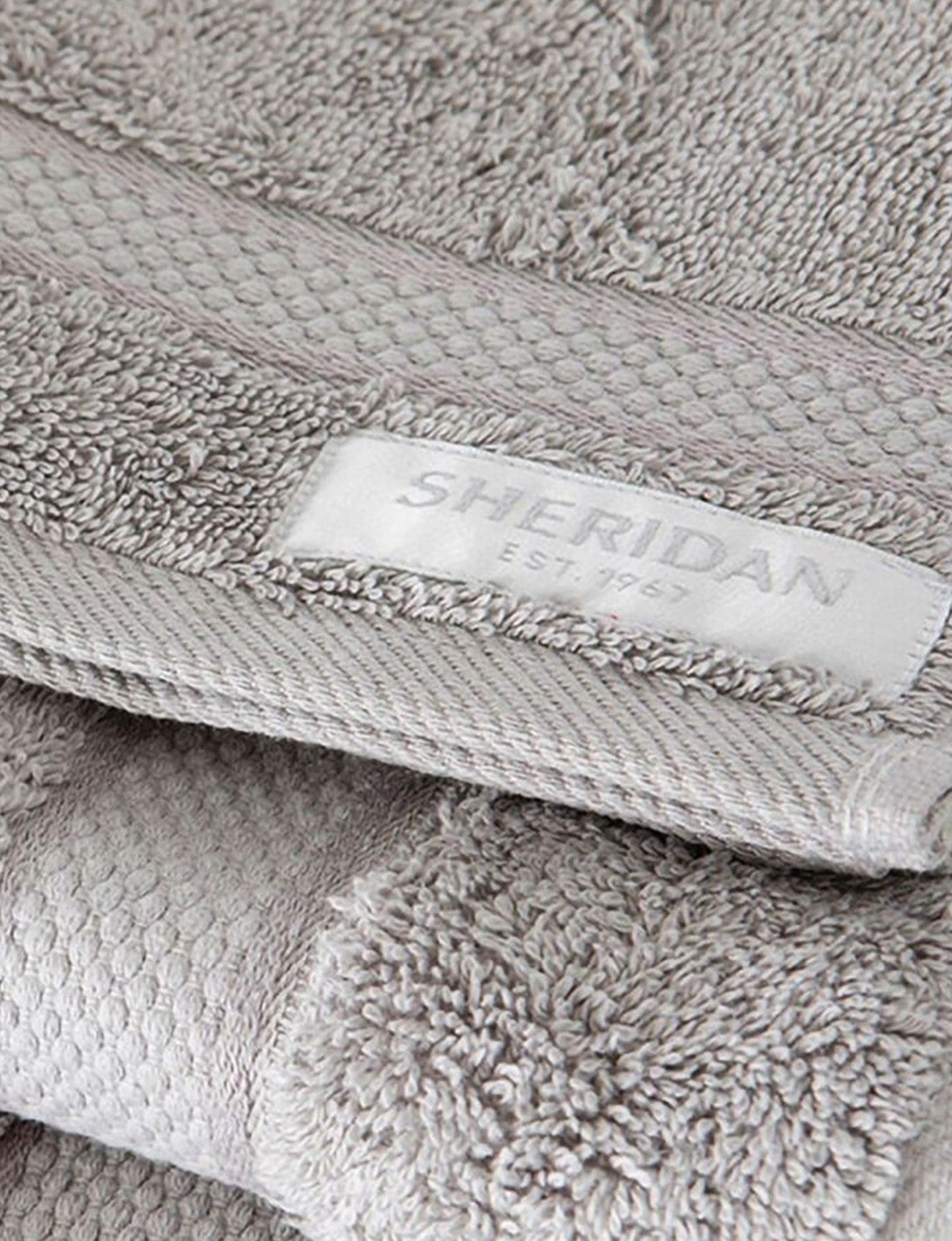 Sheridan Egyptian Cotton Face Towel Pair Cloud Grey