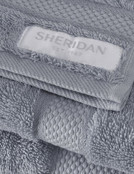Sheridan Egyptian Cotton Face Towel Pair Dusty Blue
