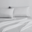 Sheridan 500 TC Cotton Sateen Plain Dyed Standard Pillowcase Pair Silver