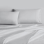 Sheridan 500 TC Cotton Sateen Plain Dyed Super King Fitted Sheet Silver