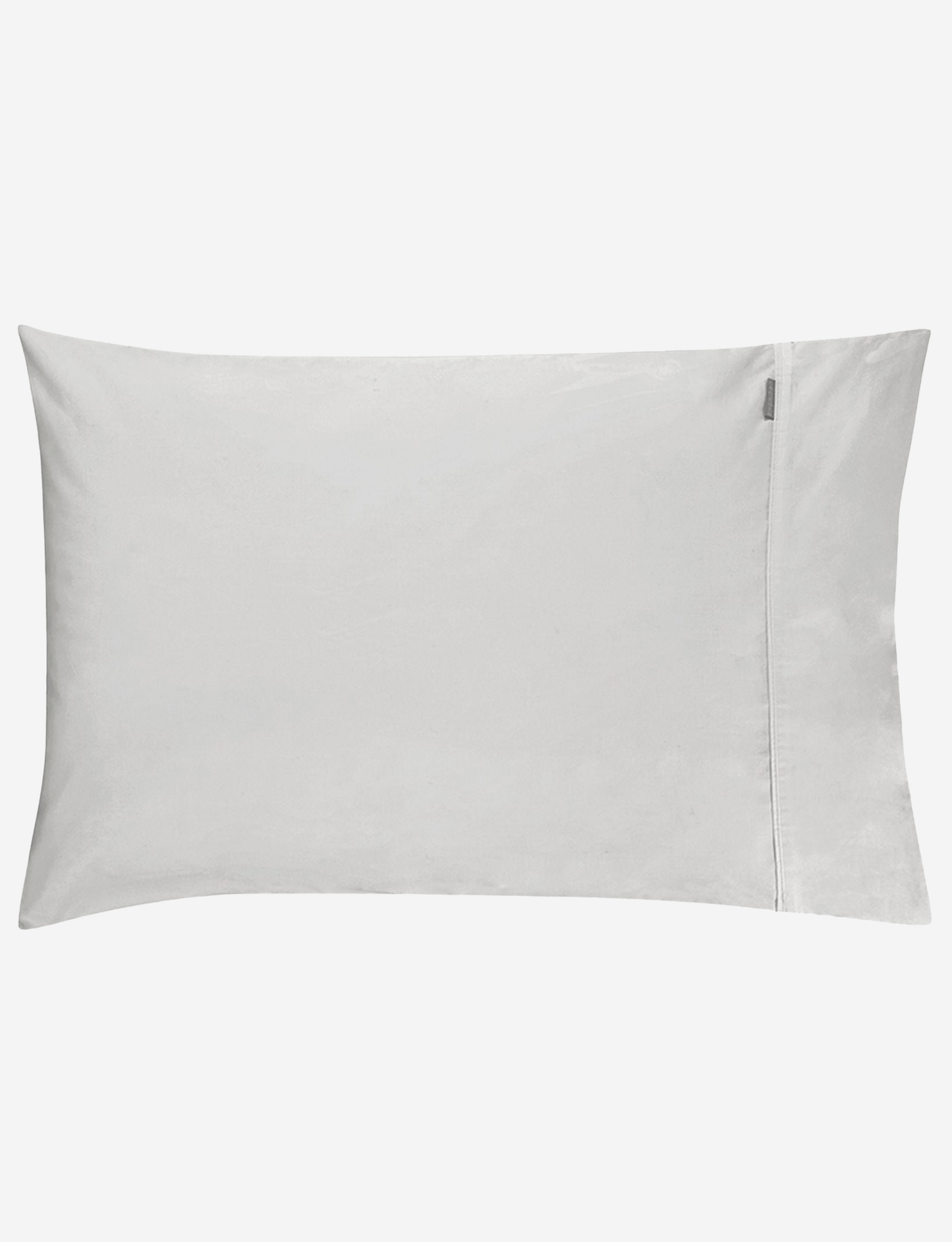 Sheridan 500 TC Cotton Sateen Plain Dyed Oxford Standard Pillowcase Pair Silver