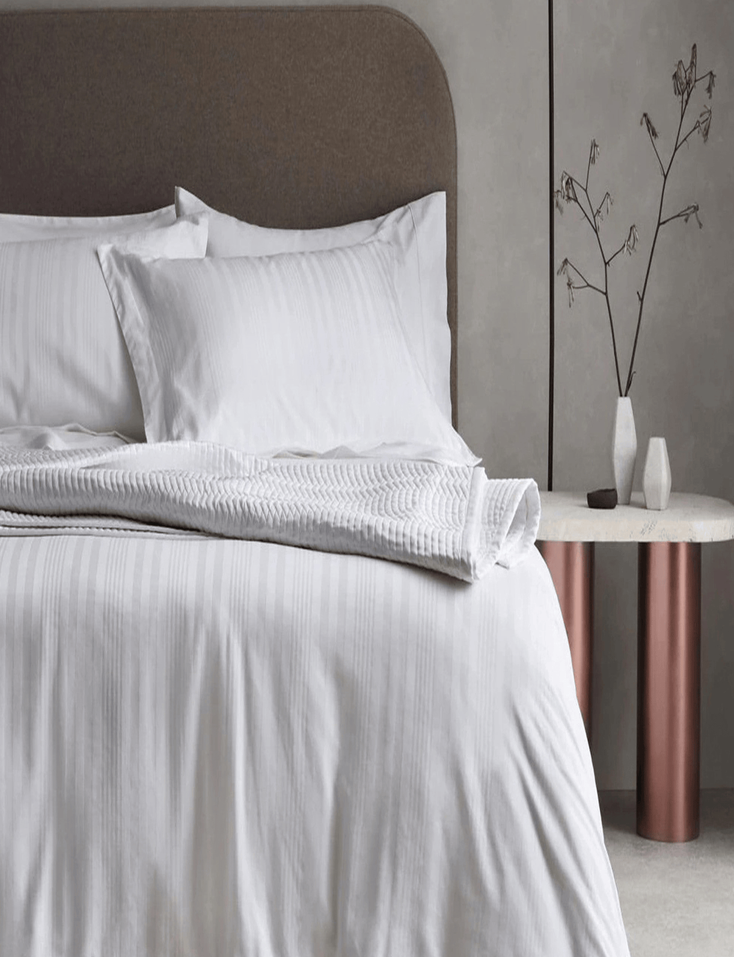 Sheridan Newmark Double Duvet Cover & PC Set Snow