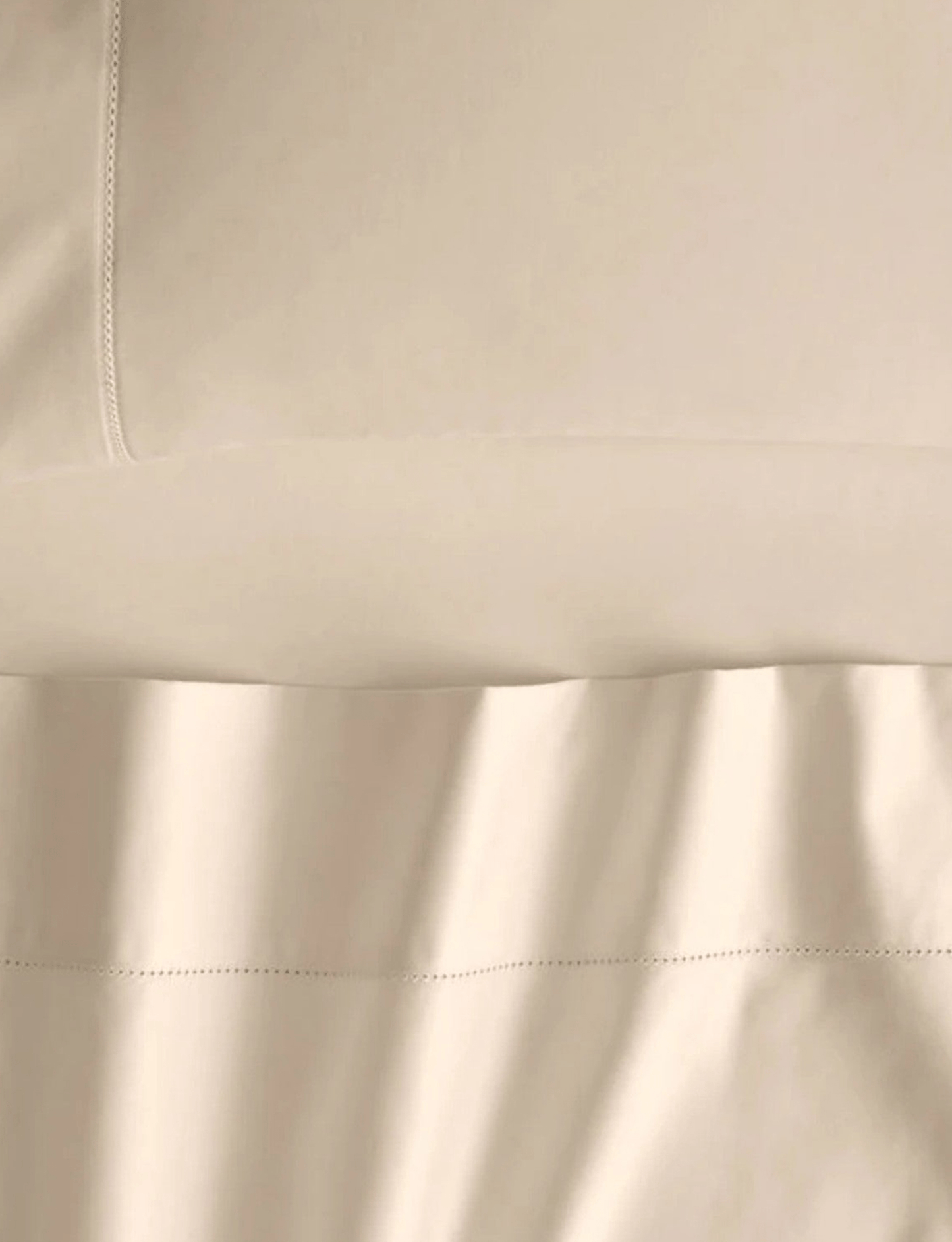 Sheridan 1000 TC Cotton Sateen Plain Dyed King Flat Sheet Champagne