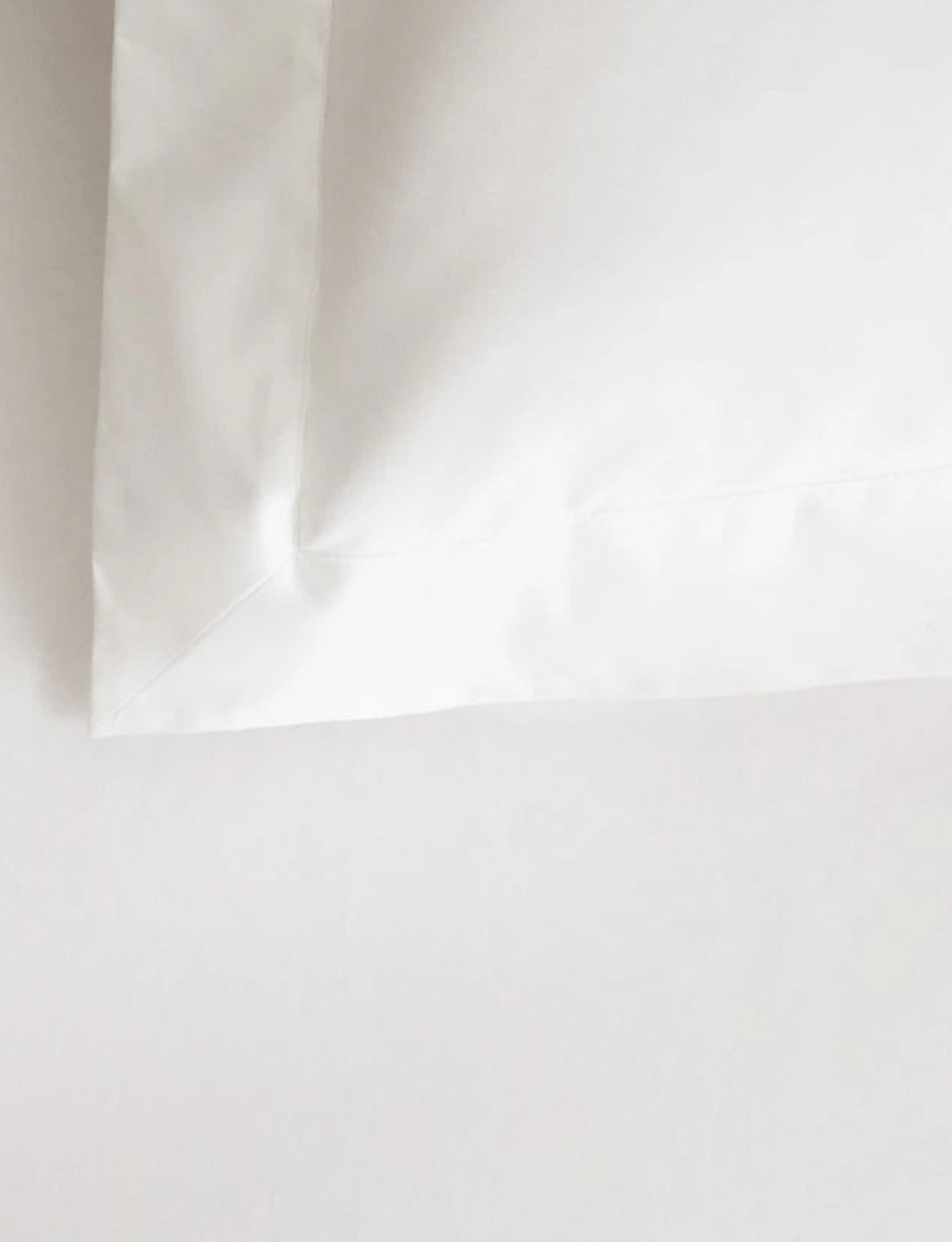 Sheridan 1200 TC Ultimate Sateen Plain Dyed Emperor Fitted Sheet Snow