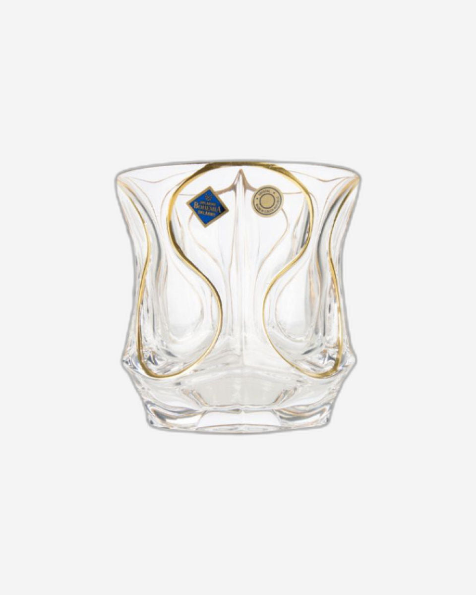 Bohemia Ocean DOF Type 2 With Gold - Set of 6 Piece