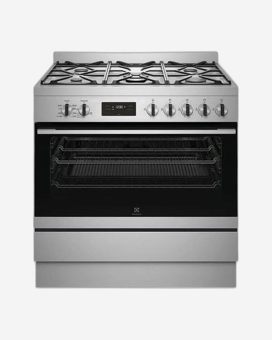 Electrolux Freestanding Cooker with Gas Hob and 116L Large Capacity Electric Oven 90cm