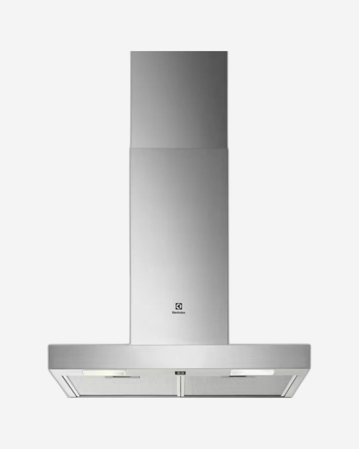 Electrolux 60cm T-shaped Chimney Wall-mounted Cooker Hood with 2 Speed Settings and Dishwasher-safe Filter, Stainless Steel