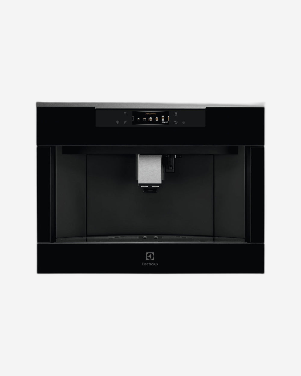 Electrolux Built-In 2.5L Coffee Maker with AutoRinse, Thermoblock, Stainless Steel and Black Glass
