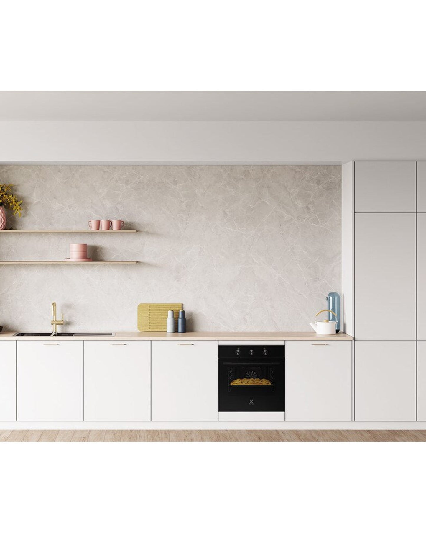 Electrolux Built-In Single Electric Oven with 65L Capacity 60cm