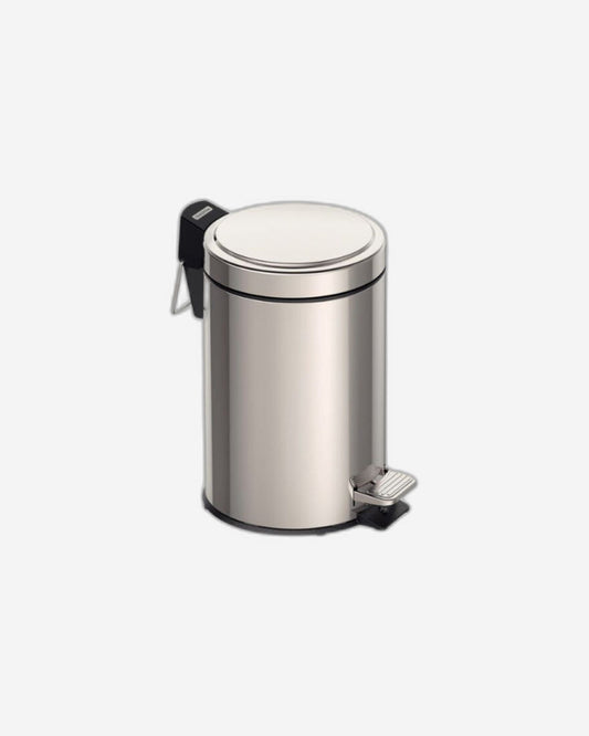 Tramontina Stainless Steel Brazil 3 L Pedal Bin With Polished Finish And Internal Bucket