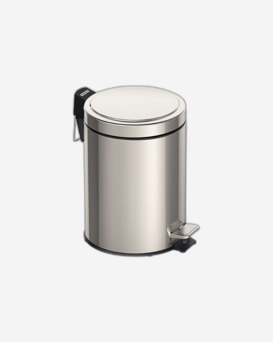 Tramontina Stainless Steel Brazil 5 L Pedal Bin With Polished Finish And Internal Bucket