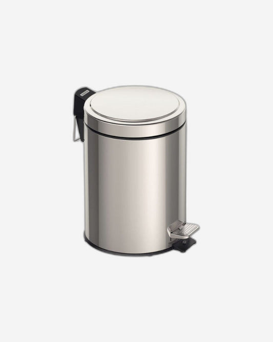 Tramontina Stainless Steel Brazil 5 L Pedal Bin With Polished Finish And Internal Bucket