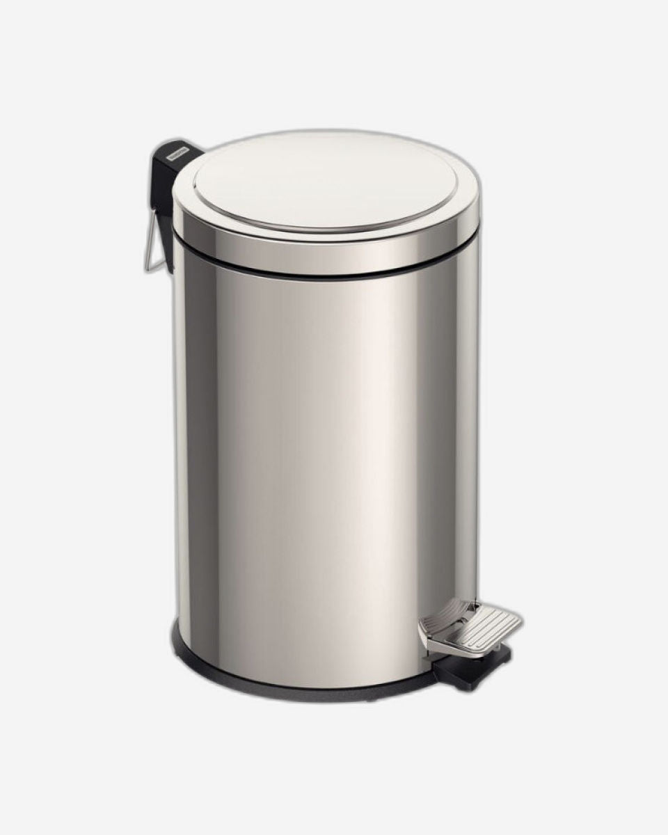 Tramontina Stainless Steel Brazil 12 L Pedal Bin With Polished Finish And Internal Bucket