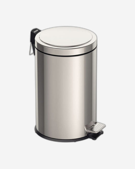 Tramontina Stainless Steel Brazil 12 L Pedal Bin With Polished Finish And Internal Bucket