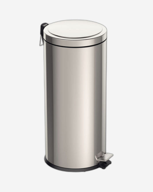 Tramontina Stainless Steel Brazil 30 L Pedal Bin With Polished Finish And Internal Bucket