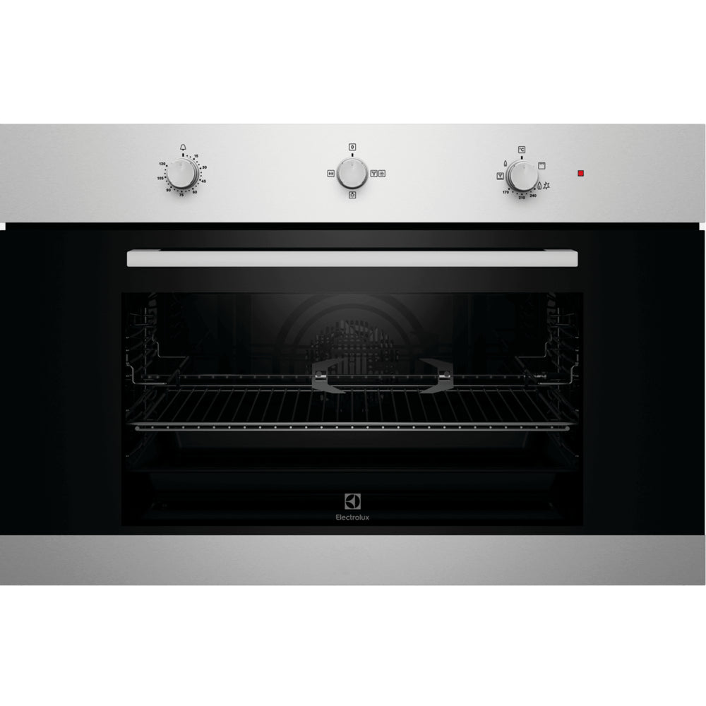 Electrolux 90cm Built In Single Gas Oven with Large 88L Capacity and Rotisserie Turnspit