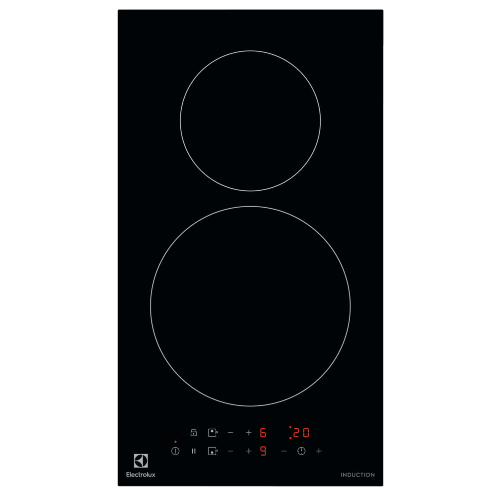 Electrolux 30cm Built In Induction Hob with 2 Cooking Zones and Touch Controls