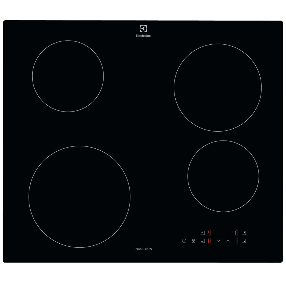 Electrolux 60cm Built In Induction Hob with 4 Self Sizing Cooking Zones and Touch Controls