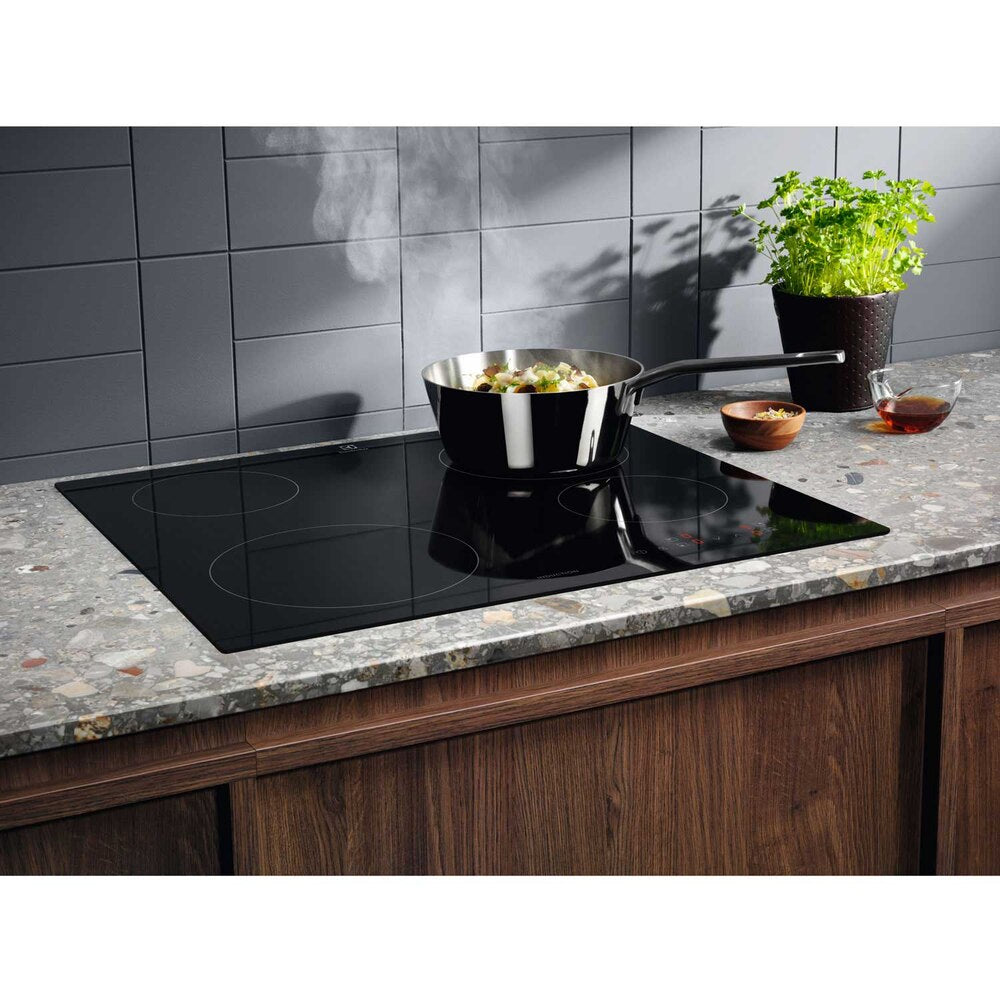 Electrolux 60cm Built In Induction Hob with 4 Self Sizing Cooking Zones and Touch Controls