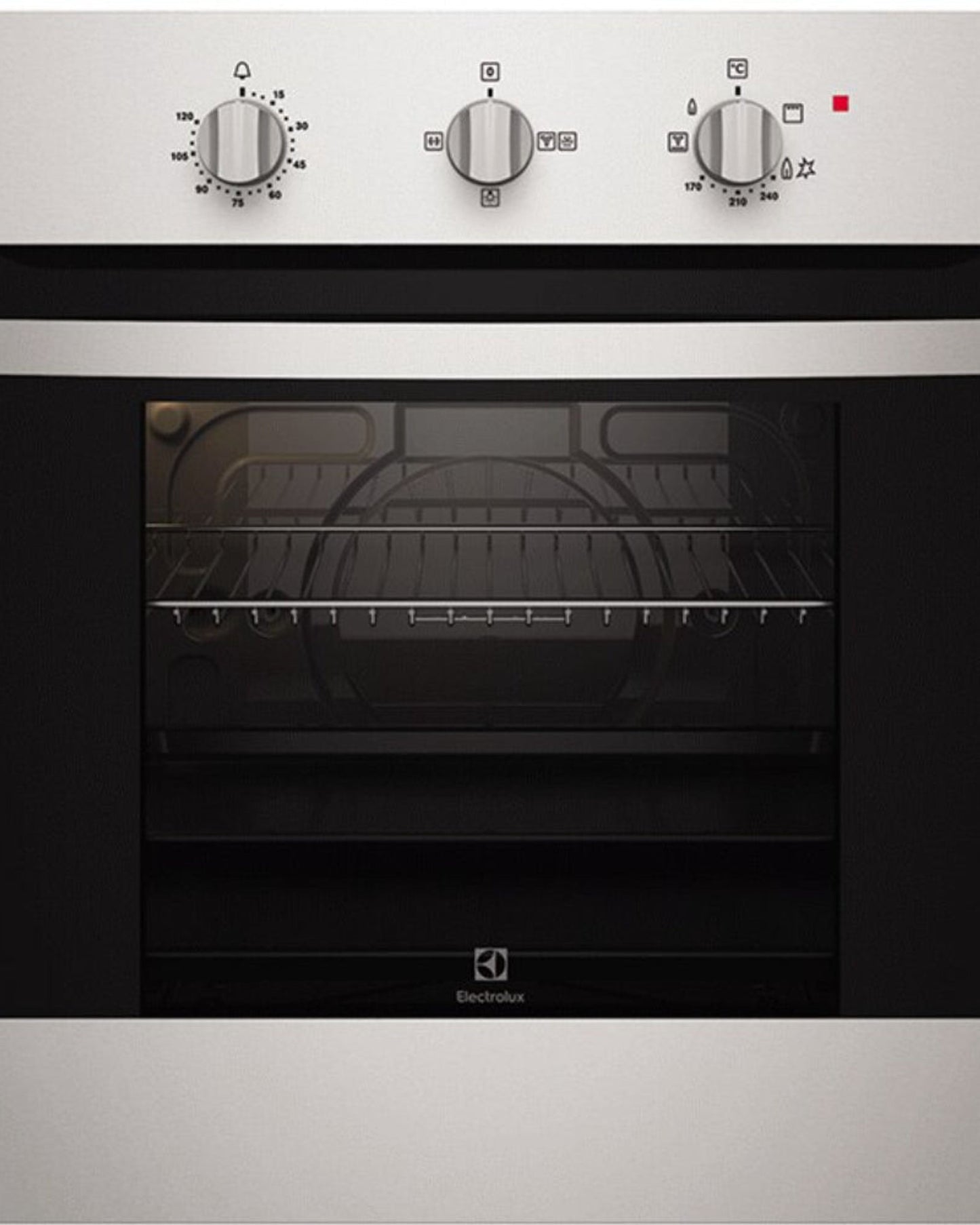 Electrolux Built-In Single Gas Oven with 68L Large Capacity and Rotisserie Turnspit 60cm