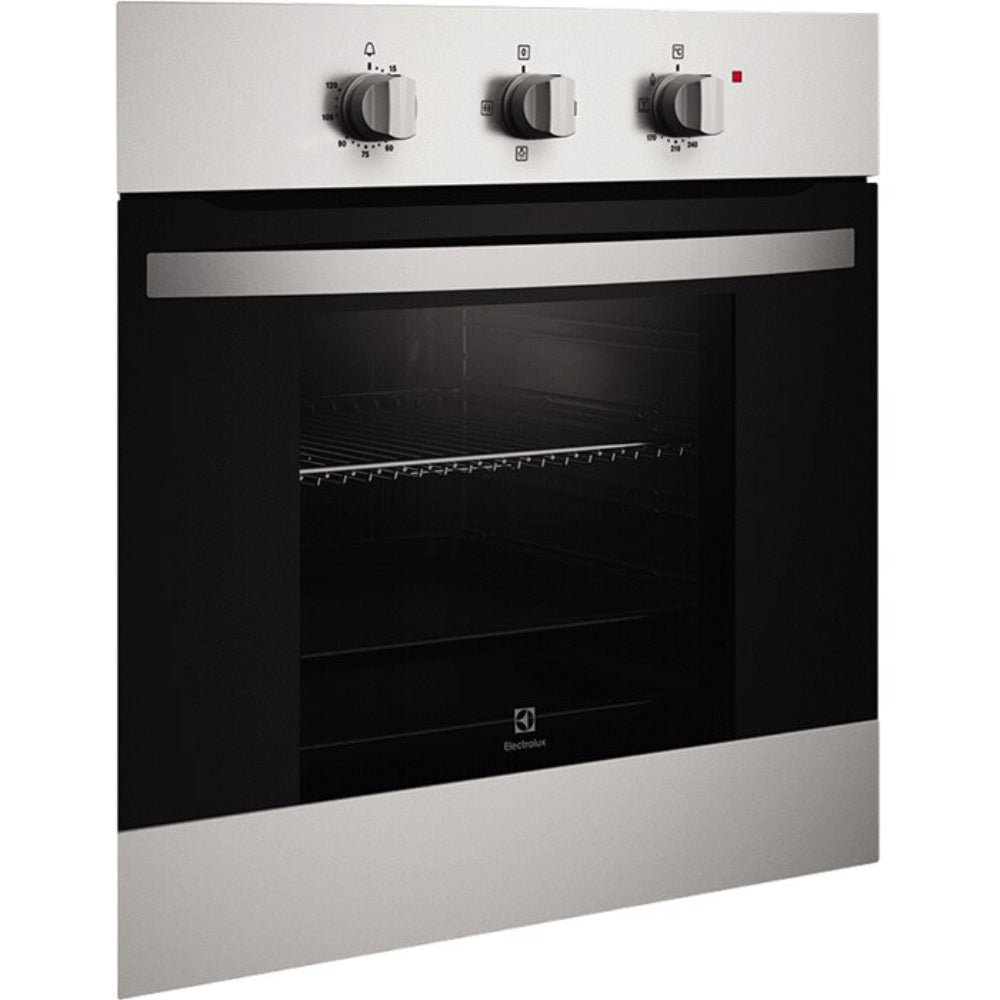 Electrolux 60cm Built In Single Gas Oven with Large 68L Capacity and Rotisserie Turnspit