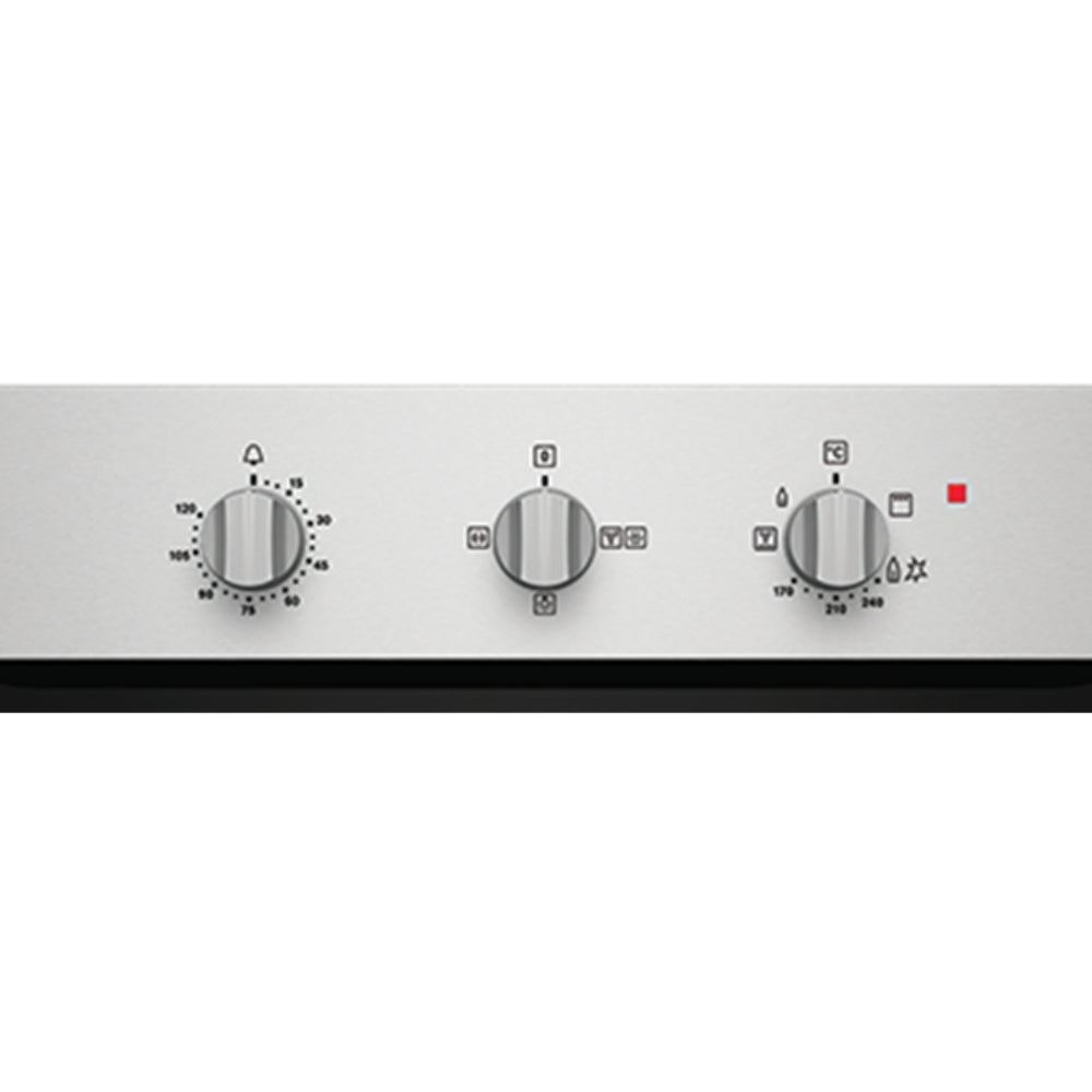 Electrolux Built-In Single Gas Oven with 68L Large Capacity and Rotisserie Turnspit 60cm