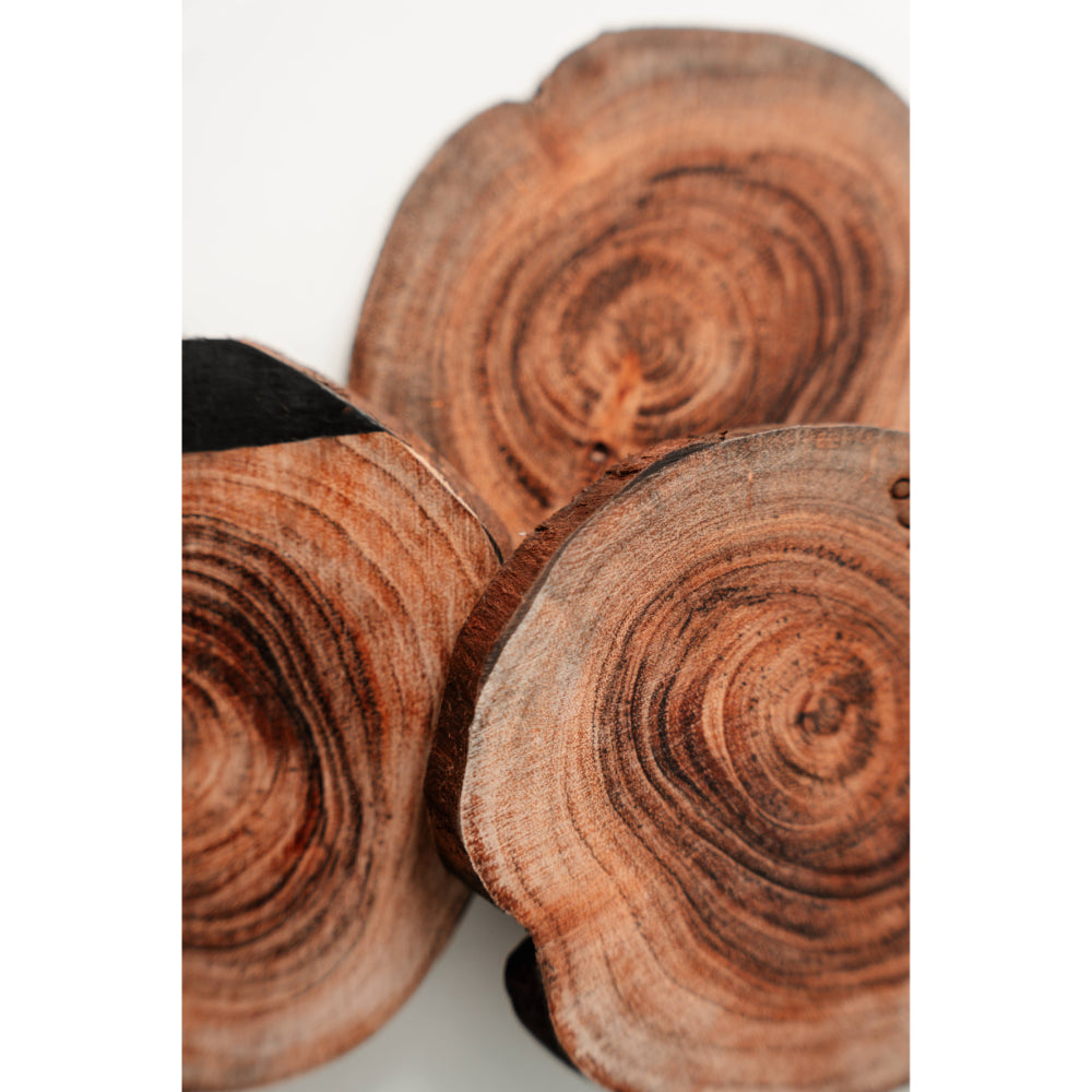 Nordico Wooden Coasters Set 4