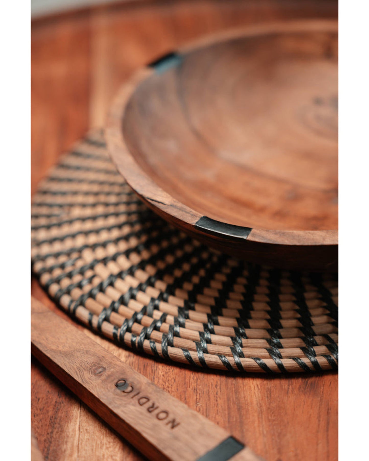 Nordico Wooden Bowl Salad Serving