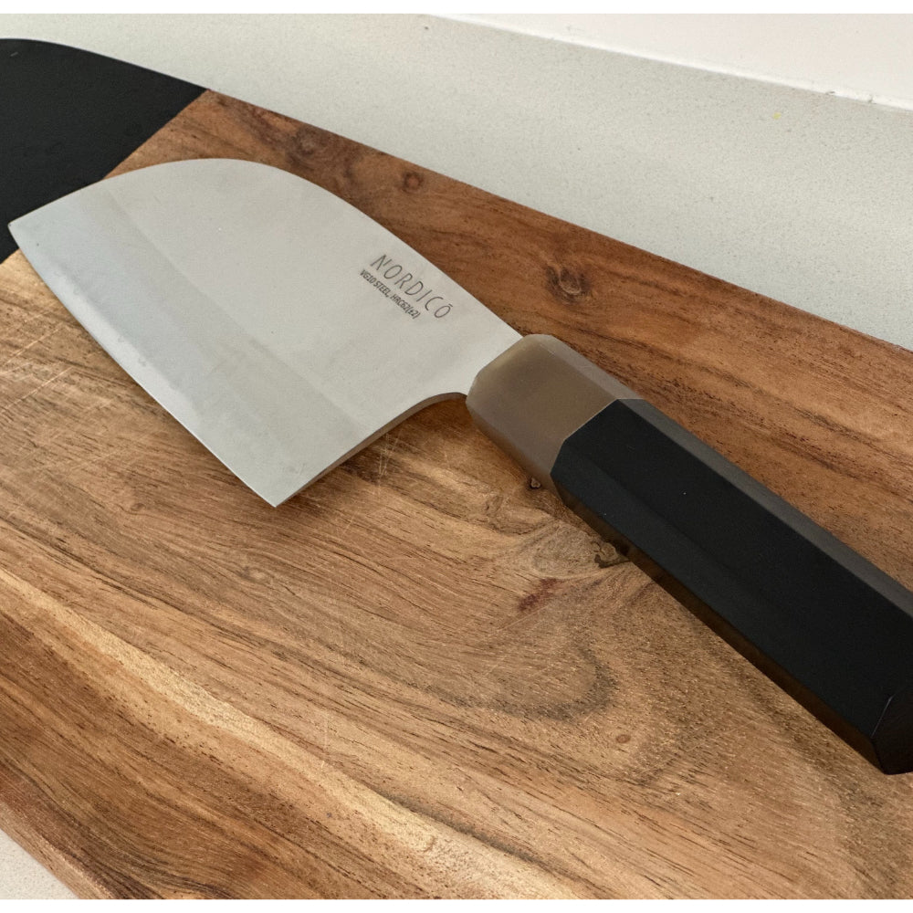 Nordico VG-10 Cleaver Knife 7" Japanese + Wooden sheath