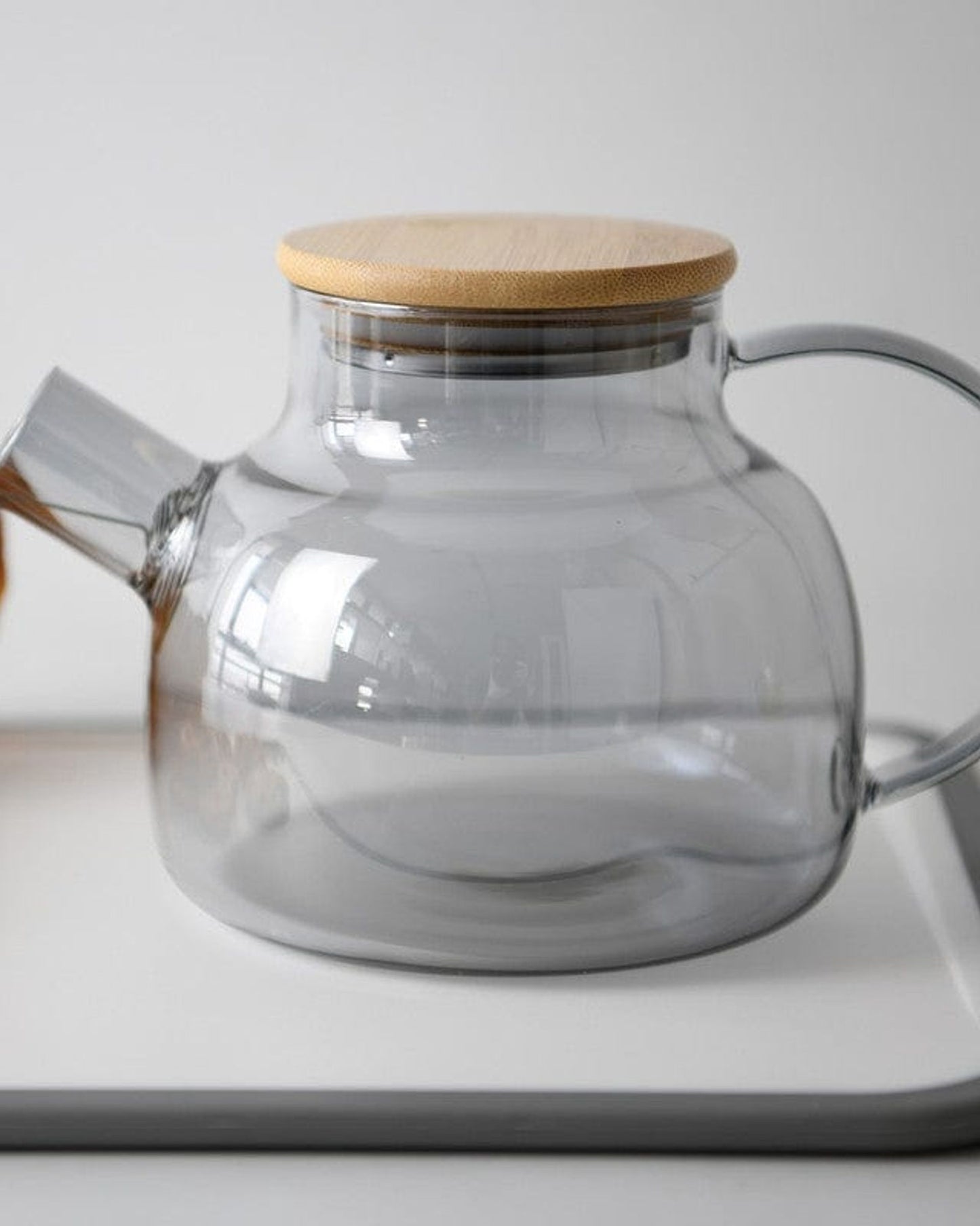 Fissman Tea Pot 1000 Ml With Stainless Steel Infuser Heat Resistant Glass
