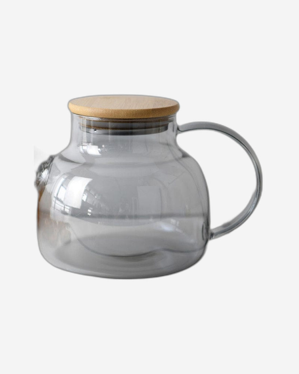 Fissman Tea Pot 1000 Ml With Stainless Steel Infuser Heat Resistant Glass